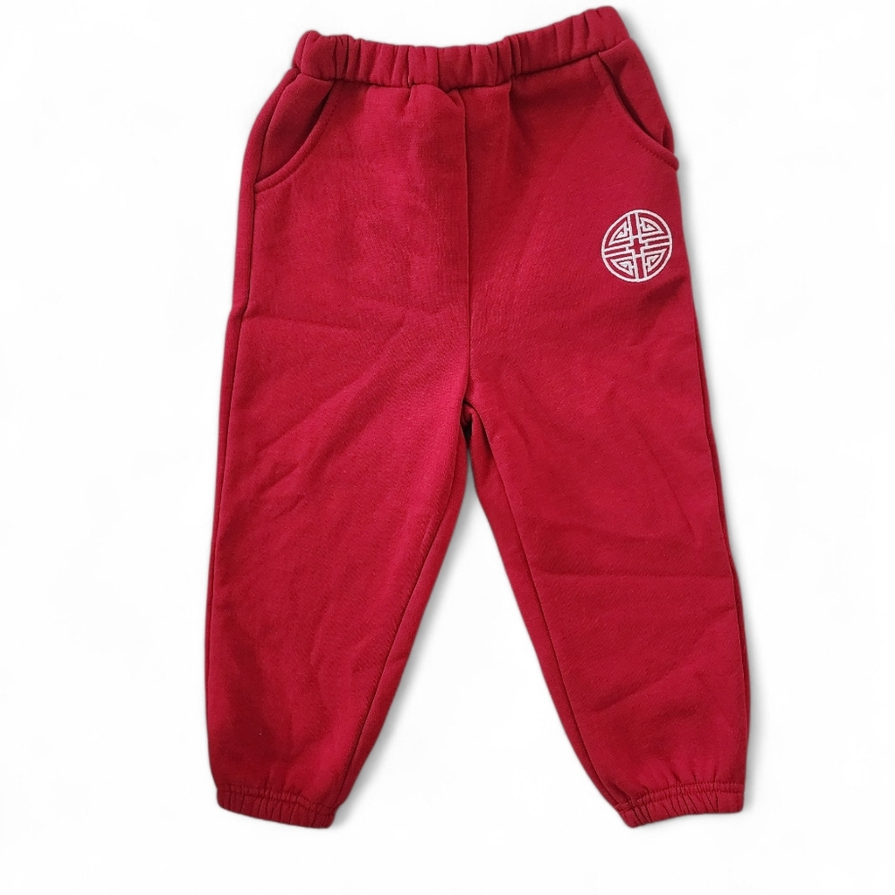 SHEIN Toddler Boy Red Chinese Style 2-Piece Outfit Set - Size 2-3Y - Picture 5 of 5